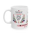 Romans 8:28 Ceramic Coffee Mug — Inspirational Bible Verse Floral Christian Gift (11oz/15oz)
