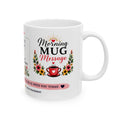 Bible Verse Ceramic Mug - Psalm 55:22 Inspirational Coffee Cup, Faith & Encouragement Gift
