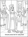 Daniel and the Lions Coloring Book