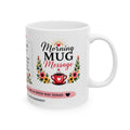 Romans 8:28 Ceramic Coffee Mug — Inspirational Bible Verse Floral Christian Gift (11oz/15oz)
