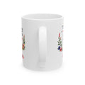 Psalm 23:1 Floral Ceramic Mug — Today’s Verse Inspirational Coffee Cup (11oz/15oz)