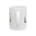 Psalm 46:10 Ceramic Mug — "Be Still and Know" Floral Scripture Coffee Mug (11oz, 15oz)