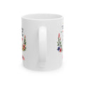 Romans 8:28 Ceramic Coffee Mug — Inspirational Bible Verse Floral Christian Gift (11oz/15oz)