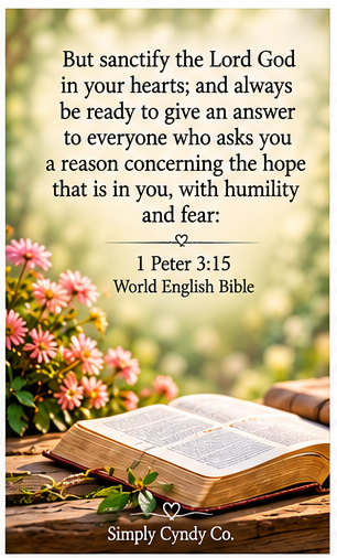 Scripture Cards to bring God's Joy