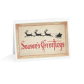 Vintage Santa Sleigh 'Season's Greetings' Holiday Cards (10 pcs)