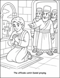 Daniel and the Lions Coloring Book