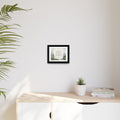 Framed Matte Canvas — Psalm 121:1-2 Mountain Scripture Wall Art