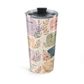 Christian Inspirational 20oz Tumbler — Scripture Peace Floral Travel Mug