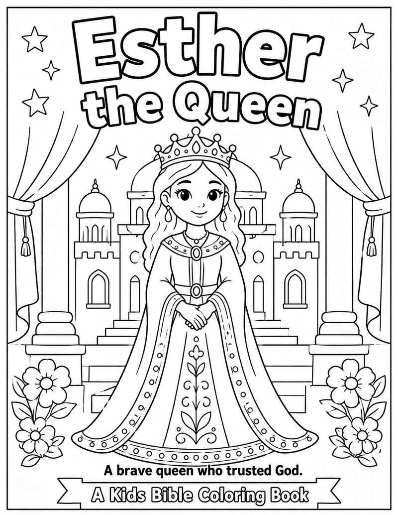 Esther the Queen Coloring Book