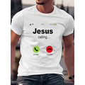 "Jesus Calling" Christian T-Shirt - Religious Bible Church Apparel, Faith-Based Tee
