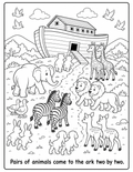 Noah's Ark Coloring Book