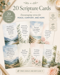 Peace for Your Heart Digital Scripture Card Set