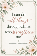 Uplifting Scripture Cards for this week.