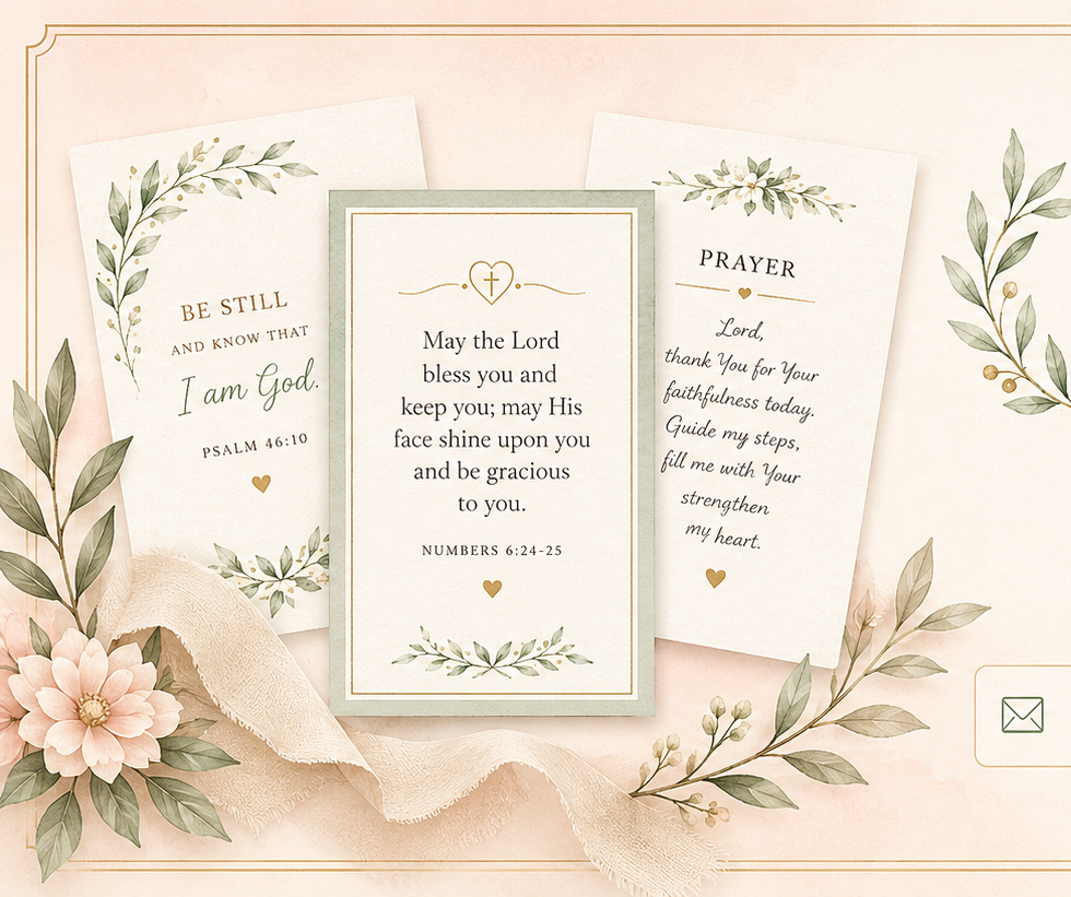 Free prayer card